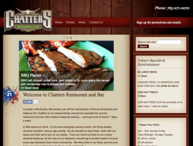 Chatters restaurant and bar